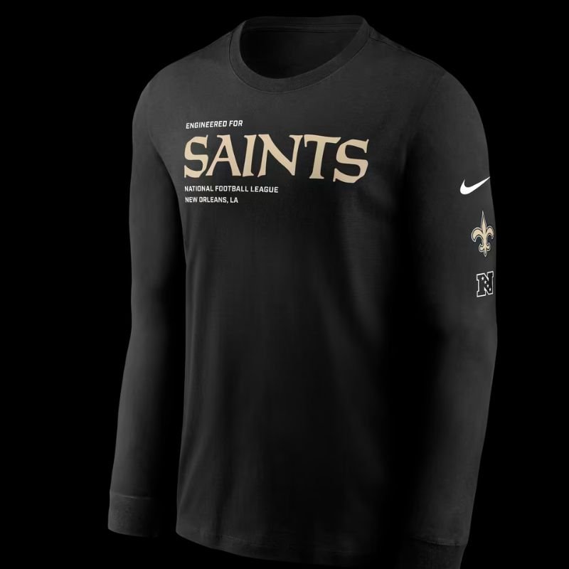 Long Sleeve New Orleans Saints T Shirt Long Sleeve New Orleans Saints T Shirts