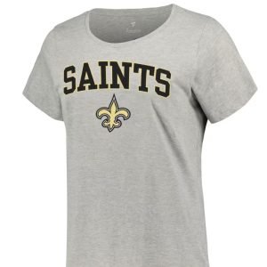 grey new orleans saints women t shirt
