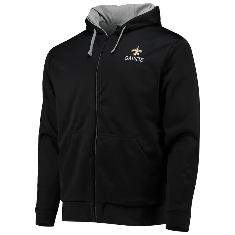 new orleans saints zipper hoodie new orleans saints zipper hoodie